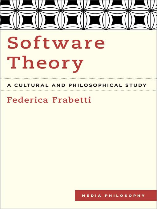 Title details for Software Theory by Federica Frabetti - Wait list